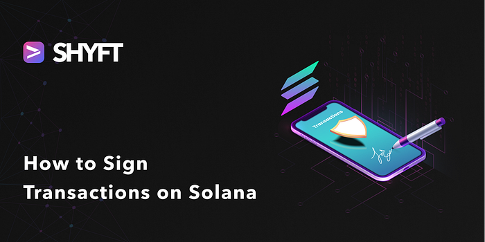 How to sign transactions on Solana